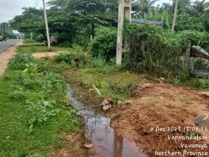 அனர்த்தத்தின் பின்னரான சுத்திகரிப்பு மற்றும்  வடிகால் சீரமைப்பு  பணிகள் – 2025.12.09 – மரக்காரம்பளை மற்றும் நெளுக்குளம்